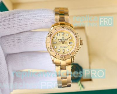 Swiss Grade Yellow Gold Rolex Yacht-master NH05 watch 29mm Ladies